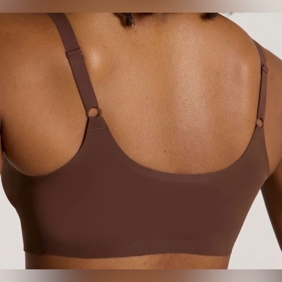 Evelyn & Bobbie L Structured Scoop Bra Brown NWT - Picture 4 of 7